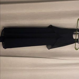 Nouvelle Amsale Navy Halter Dress Size Medium